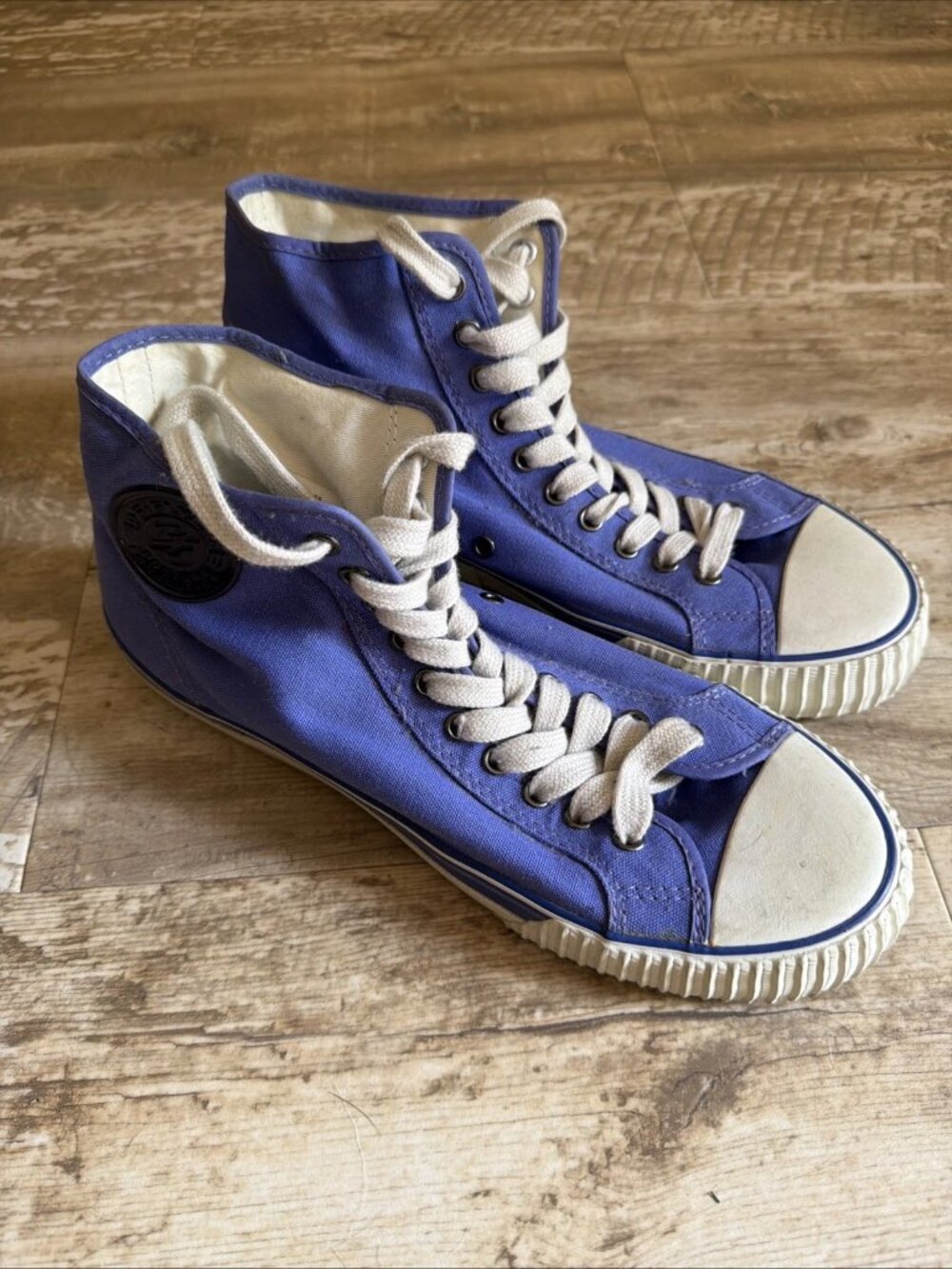PF FLYERS Center Hi Purple White Retro Casual Sneakers PM11OH2O Men’s 11